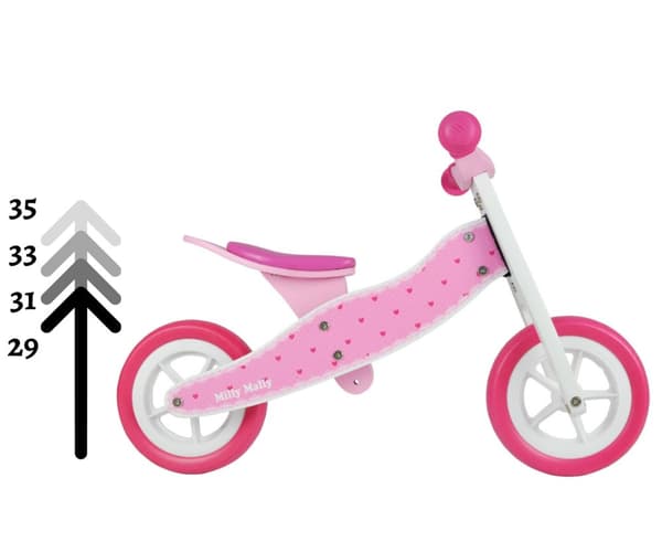 Milly Mally Åkbar 2-i-1 Cool Hearts