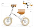 Miniatyrbillede 7 af 7: Milly Mally Balancecykel Marshall Hvid
