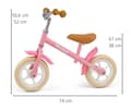 Miniatyrbild 2 av 4: Milly Mally Balanscykel Marshall Rosa