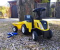 Miniatyrbild 10 av 11: Milly Mally Fordon NEW HOLLAND T7 TRAKTOR Gul