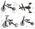 Miniatyrbild 8 av 9: Milly Mally 3-i-1-cykel Optimus Grå