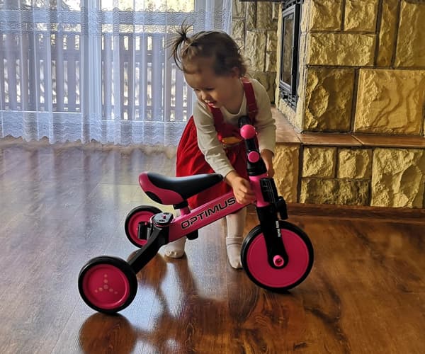 Milly Mally 3-i-1-cykel Optimus Grå