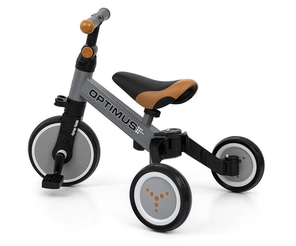 Milly Mally 3-i-1-cykel Optimus Grå