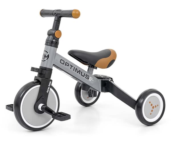 Milly Mally 3-i-1-cykel Optimus Grå