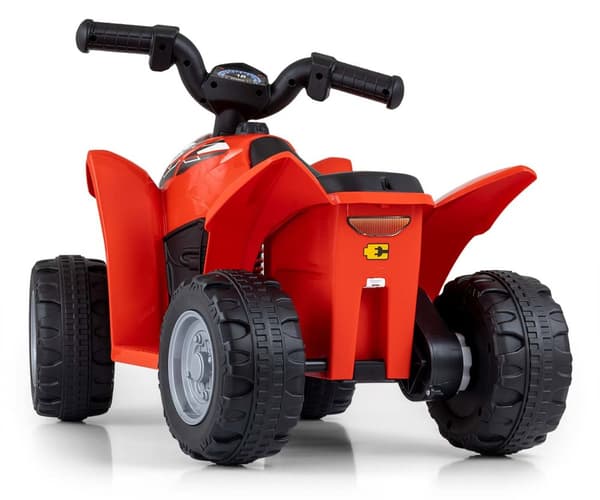 Milly Mally Batteridriven Fyrhjuling Honda ATV Röd