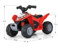 Miniatyrbild 5 av 11: Milly Mally Batteridriven Fyrhjuling Honda ATV Röd