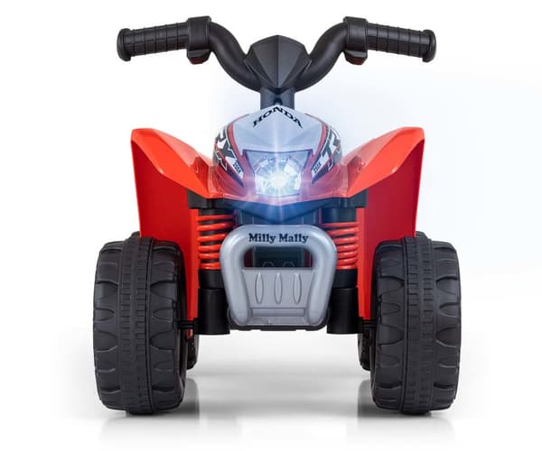 Milly Mally Batteridriven Fyrhjuling Honda ATV Röd