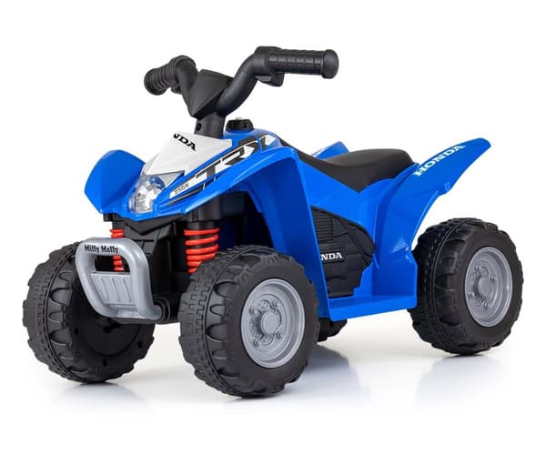 Milly Mally Batteridriven Fyrhjuling Honda ATV Blå