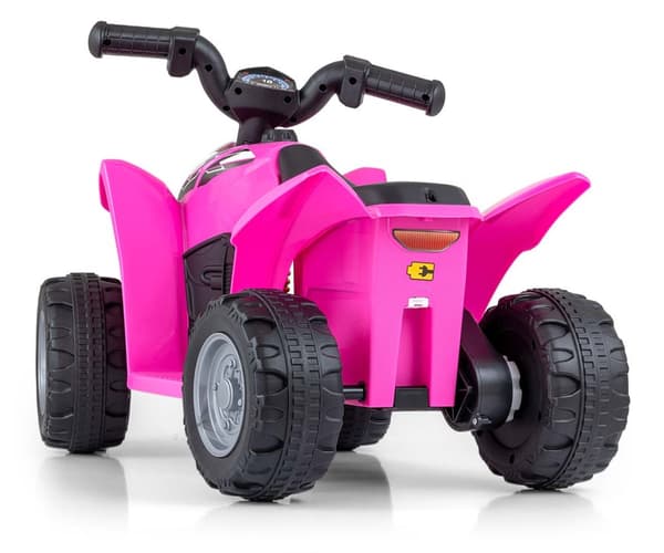 Milly Mally Batteridriven Fyrhjuling Honda ATV Rosa