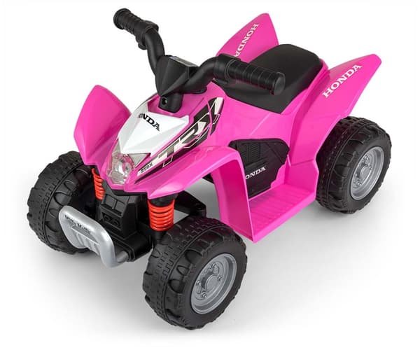 Milly Mally Batteridriven Fyrhjuling Honda ATV Rosa