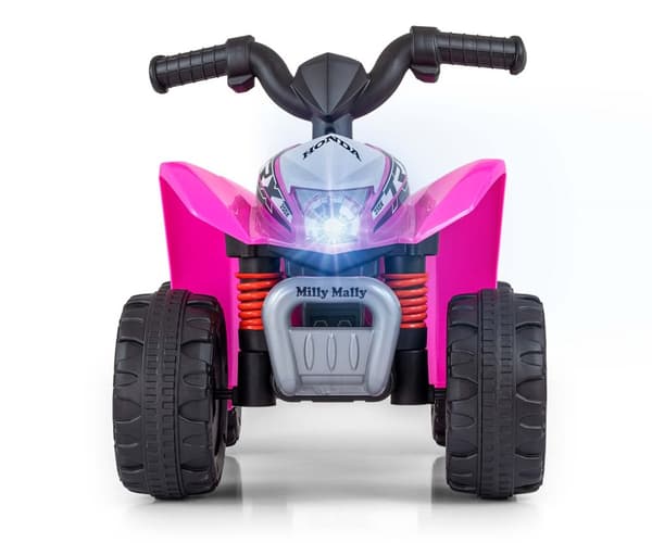 Milly Mally Batteridriven Fyrhjuling Honda ATV Rosa