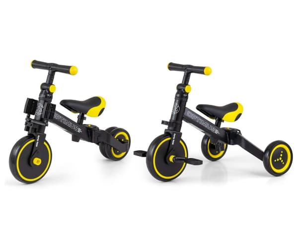 Milly Mally cykel 3-i-1 Optimus svart