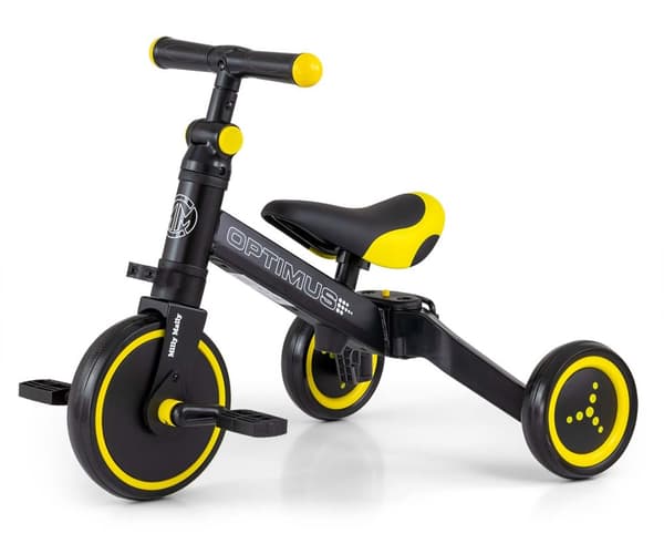 Milly Mally cykel 3-i-1 Optimus svart