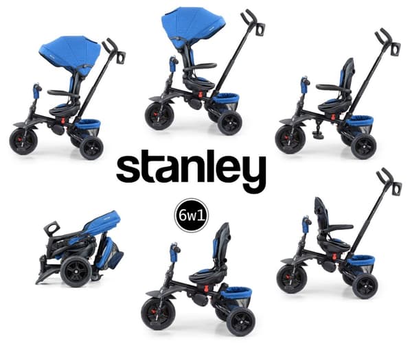 Stanley Rubber Marinblå-Svart Trehjuling