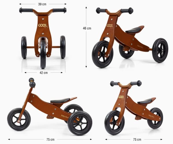 Milly Mally Vehicle 2in1 Cool Dark Natural