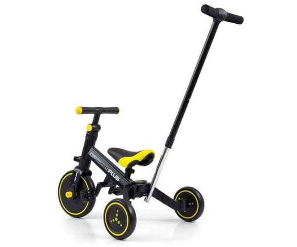 Milly Mally 4-i-1-cykel Optimus Plus svart