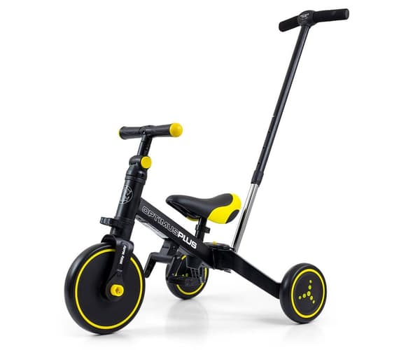 Milly Mally 4-i-1-cykel Optimus Plus svart