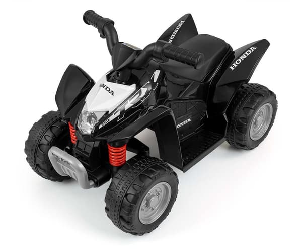 Milly Mally Batteridriven Fyrhjuling Honda ATV Svart