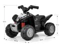 Miniatyrbild 5 av 9: Milly Mally Batteridriven Fyrhjuling Honda ATV Svart
