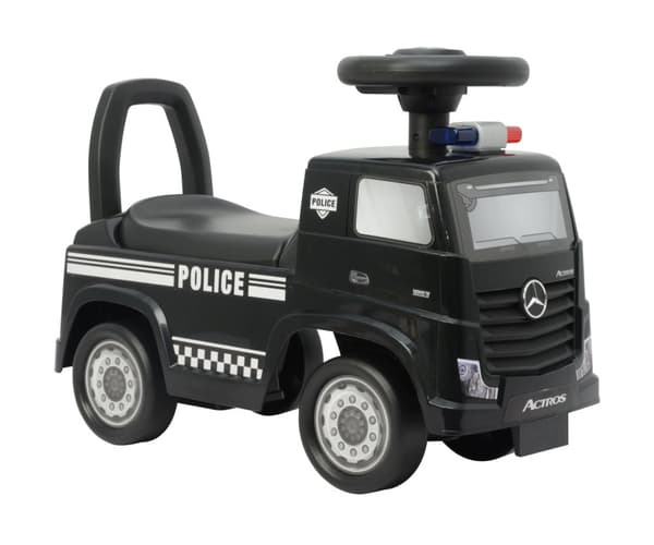 Milly Mally Mercedes-Benz Actros polis svart fordon