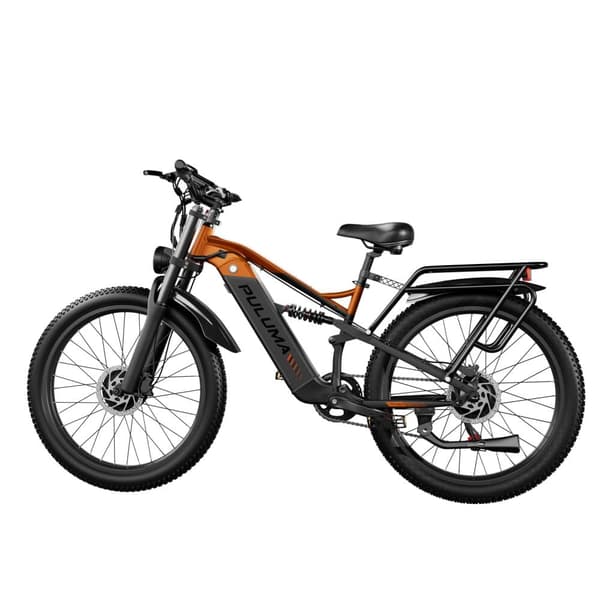 PULUMA PE86Pro Dual Drive Elcykel 500W * 2, 48V20AH batteri, räckvidd på 70-150km, 26 "* 3.0 terrängdäck, Hydraulisk broms