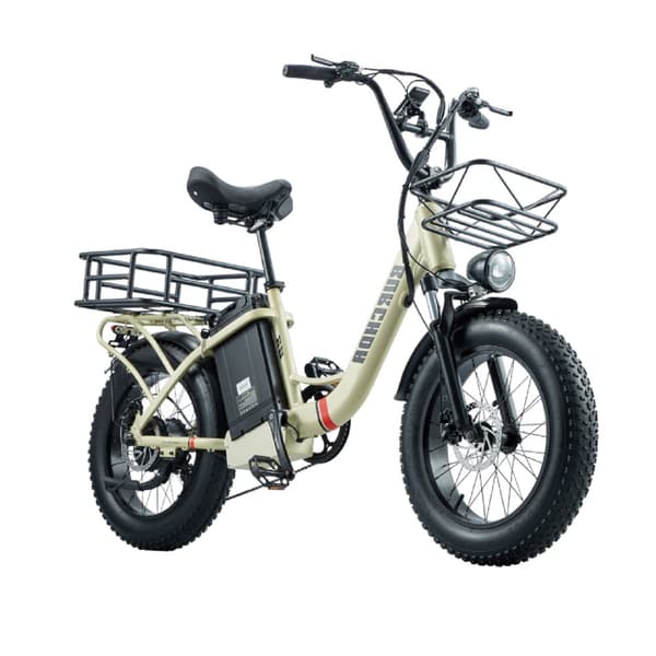 BURCHDA U8 31,5AH batteri, 200 km räckvidd, 500W motor, 25 km/h hastighet, IP65 vattentät, SHIMANO 7-växlad, elcykel -Champagne Guld
