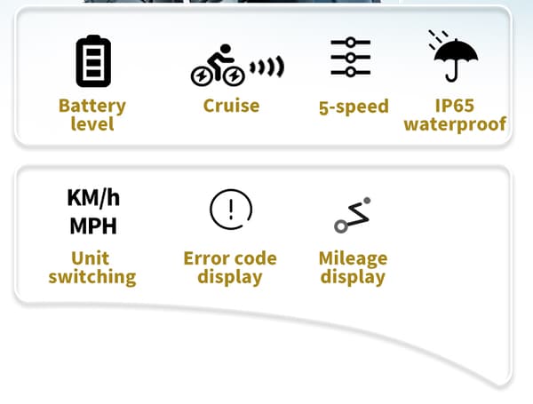 BURCHDA U8 31,5AH batteri, 200 km räckvidd, 500W motor, 25 km/h hastighet, IP65 vattentät, SHIMANO 7-växlad, elcykel -svart