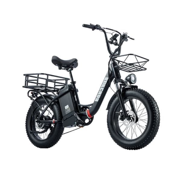 BURCHDA U8 500W motor, 31,5AH batteri, 200 km räckvidd, 25 km/h hastighet, IP65 vattentät, SHIMANO 7-växlad, elcykel -svart