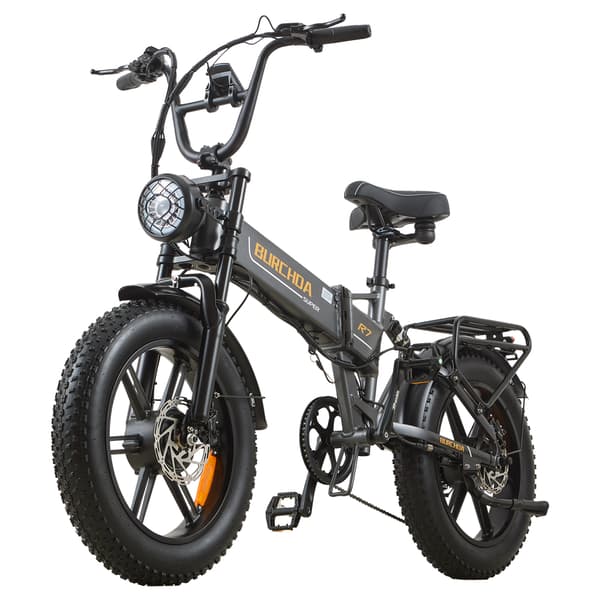 BURCHDA R7 Dual Drive Version 2*500W motor, 20AH batteri, 70km räckvidd, 40km/h hastighet, IP56 vattentät, SHIMANO 7-växlad, elcykel