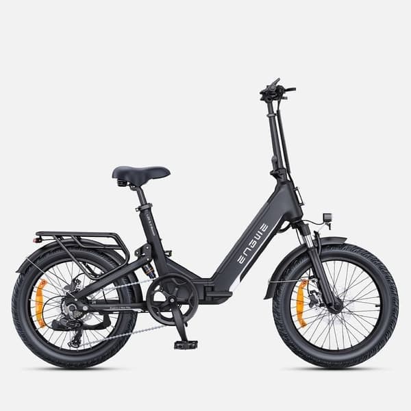 ENGWE L20 3.0 BOOST elcykel 250W motor, 48V 13,5Ah batteri, 20*3,0 tums däck, 135 km räckvidd, snabbladdande elcykel – svart