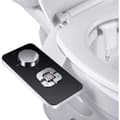 Miniatyrbild 1 av 4: Ick bidet utan el med dubbla utdragbara självrengörande munstycken - Justerbar knapp för kallt vatten - svart