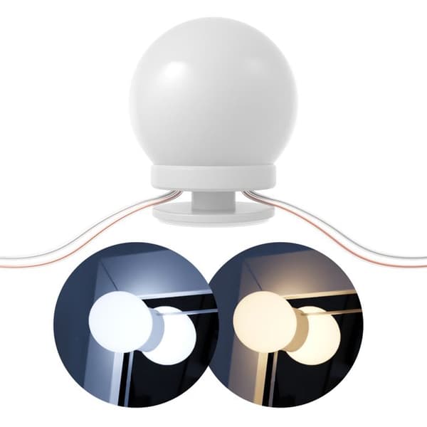 Vicco 10-Light LED String Light för Hollywood Sminkbord