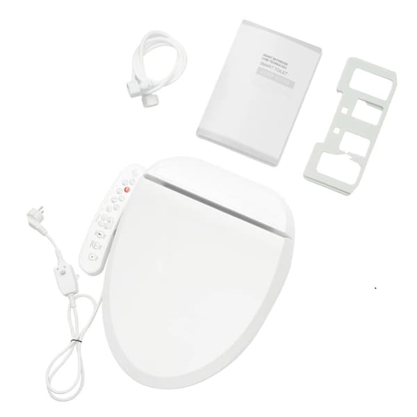 Intelligent Toiletlåg, Justerbar Temperatur, Vandtæt Design,220V EU -stik