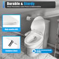 Miniatyrbillede 2 af 4: Elektrisk Bidet Toilet sæde, Opvarmet sæde, Justerbar vandtemperatur, Automatisk deodorisering