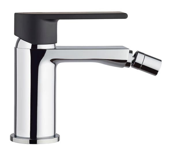 Paini Bidé - 44CR3063VDKG35A9TL - Laguna 306 svart bidé, krom/svart/orange
