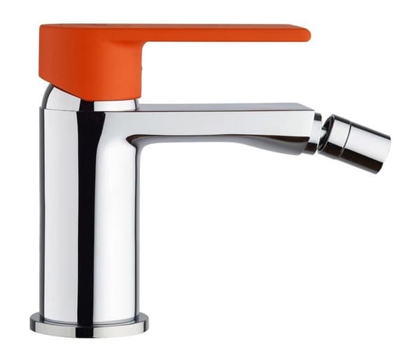 Paini Bidé - 44CR3063VDKG35A9TL - Laguna 306 svart bidé, krom/svart/orange