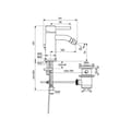 Miniatyrbild 2 av 2: Ideal Standard BC197AA Chrome Bidé Kran