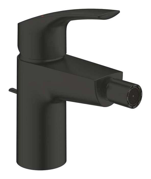 Grohe Eurosmart - Bidettblandare med avloppsventil, matt svart 329292433