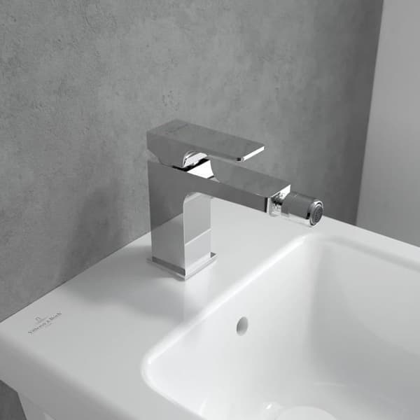 Bidékran - Villeroy Boch - Architectura Square - Messing - Förkromad - Aqua-Smart