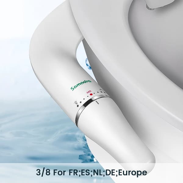 Vessan bidet-liitin, ultra-ohut muotoilu, säädettävä vesipaine,3-8 fr es nl Eurooppa