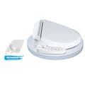 Miniatyrbillede 1 af 2: Elektrisk Smart Toiletbræt, Justerbar Temperatur 33°C - 40°C, Flere Rengøringsindstillinger, Høj Belastningskapacitet 250kg,HVID