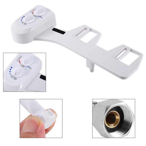 WC-bideeliite, ei-sähkökäyttöinen malli, ympäristöystävällinen hygienia, helppo asennus