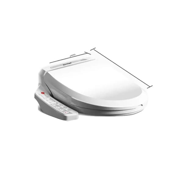 Elektrisk bidéstol, fjärrkontrollsfunktion, varmluftstorkning,Pannellång, 220V