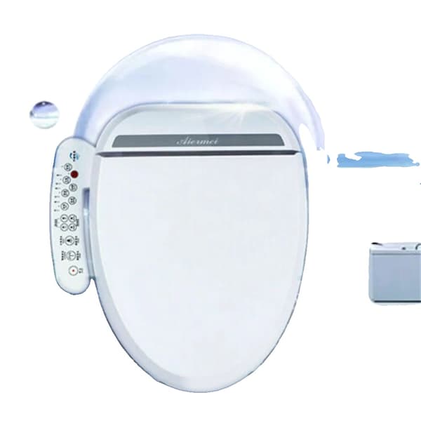 Sähköinen bidet WC-kansi, kahdella suuttimella, säädettävä lämpötila