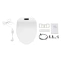 Miniatyrbillede 1 af 2: Smart Bidet Toilet Seat, Justerbar Vandtemperatur, Multifunktionel Dyse,Forlænget, EU-stik, HVID
