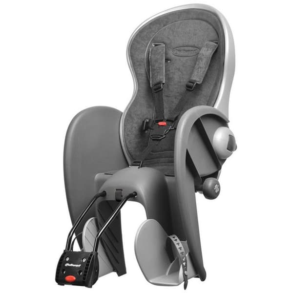 Polisport Move Bakre Barncykelstol Wallaby Evolution Deluxe Grå Max 22 kg Pojke