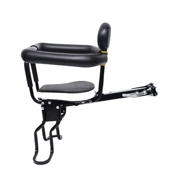 Børnecykelsæde, Ergonomisk Design, Justerbar Pasform,Sort