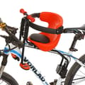 Miniatyrbillede 2 af 2: Cykel Frontmonteret Barnestol, 30 kg Vægtkapacitet, Tykk Polstring for Komfort,Rød