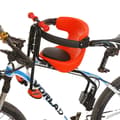 Miniatyrbillede 1 af 2: Cykel Frontmonteret Barnestol, 30 kg Vægtkapacitet, Tykk Polstring for Komfort,Rød