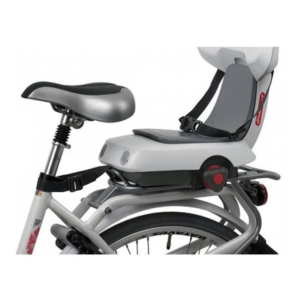 Grå Guppy barnvagn 35 kg - POLISPORT - Cykelstol - Unisex - Barn - 9 månader - Framåtvänd - 3-punktssele
